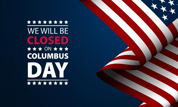 Photo for Closed for Columbus Day